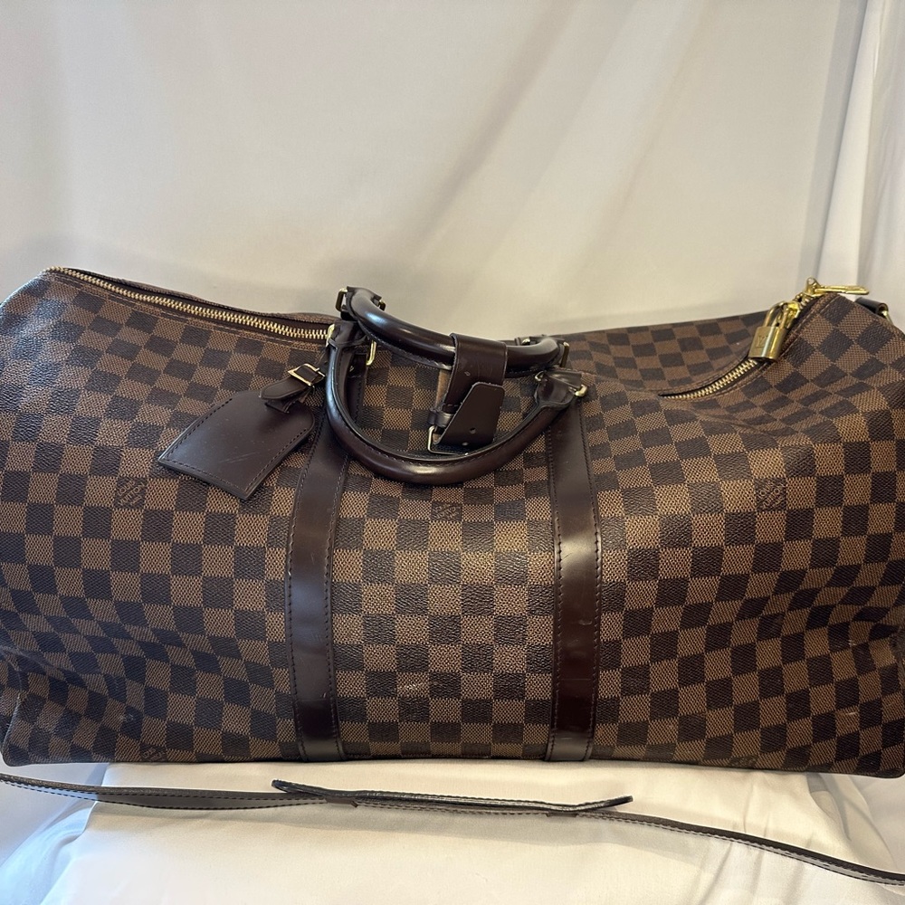 Louis Vuitton Keepal Bandoulière 60 Damier Ebene